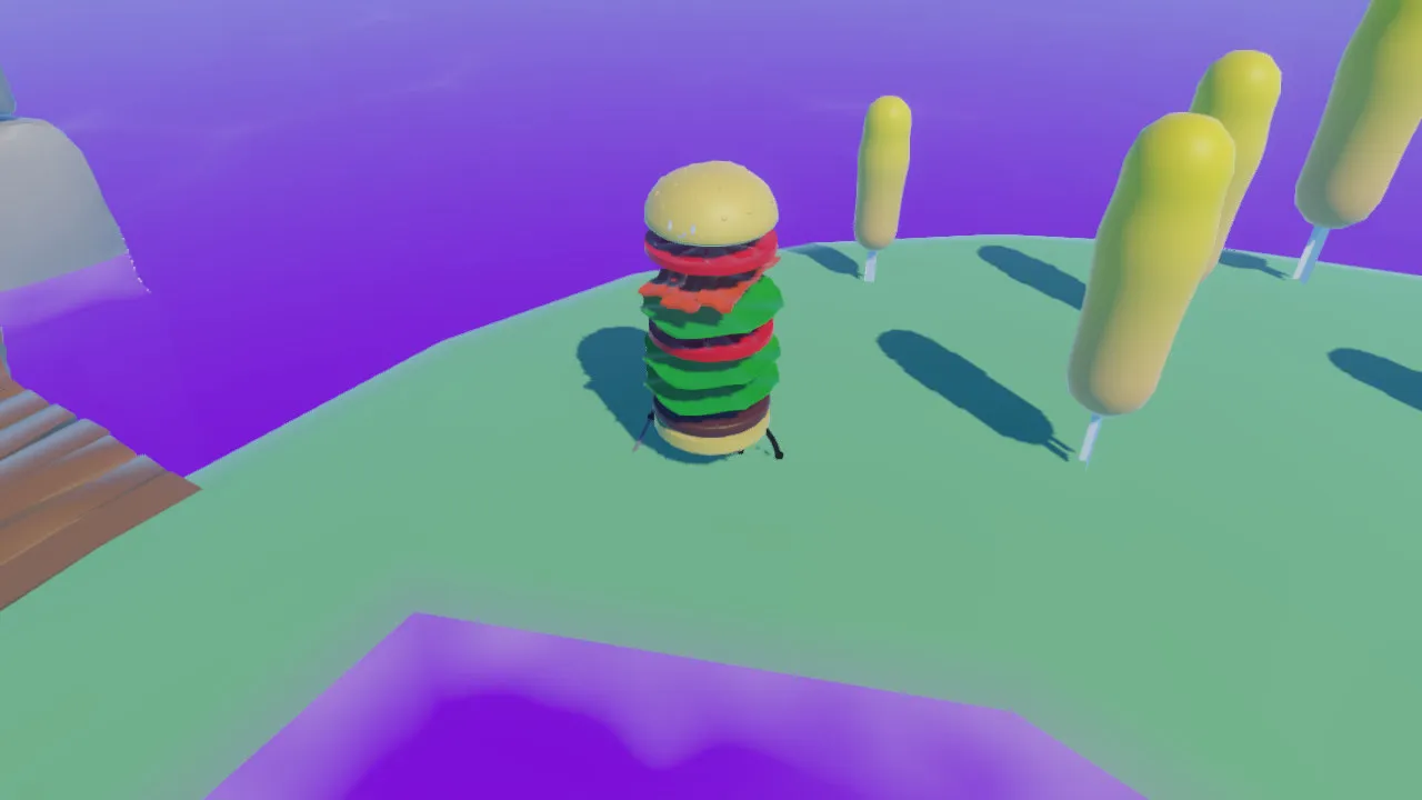 The inside of the temple